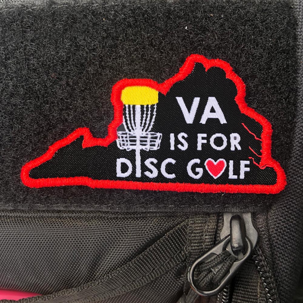 Disc Golf Pins | Virginia Disc Golf Patch - Jersey Discs