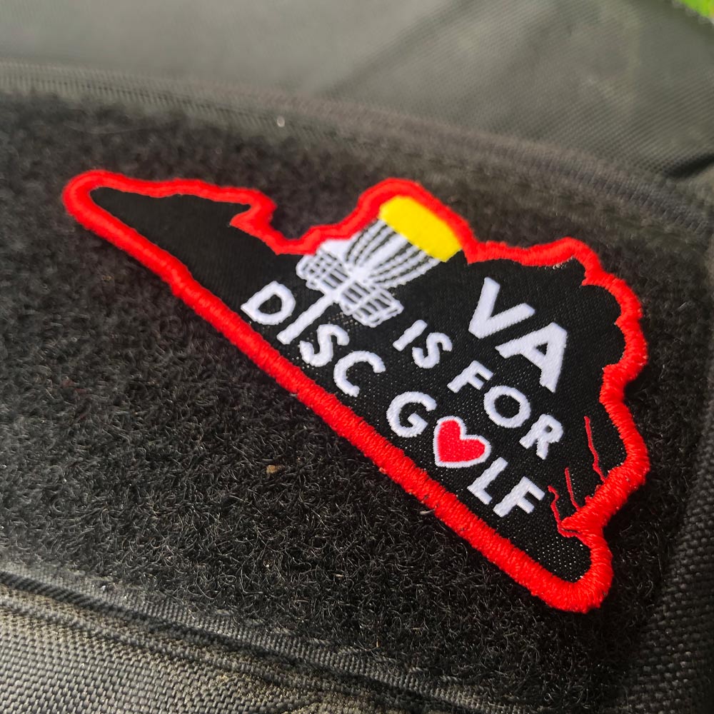 Disc Golf Pins | Virginia Disc Golf Patch - Jersey Discs