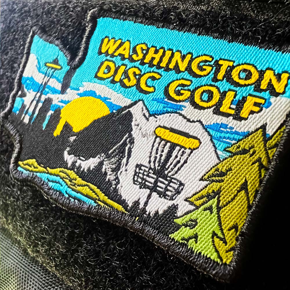 Disc Golf Pins | Washington Disc Golf Patch - Jersey Discs