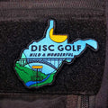 Disc Golf Pins | West Virginia Disc Golf Patch - Perfect Disc Golf Gift - Jersey Discs