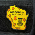 Disc Golf Pins | Wisconsin Disc Golf Patch - Perfect Disc Golf Gift - Jersey Discs