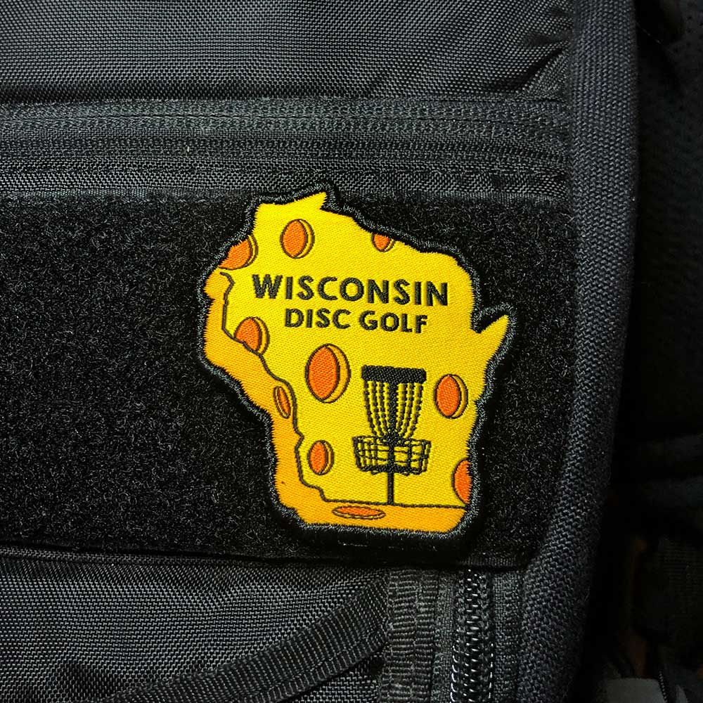 Disc Golf Pins | Wisconsin Disc Golf Patch - Perfect Disc Golf Gift - Jersey Discs