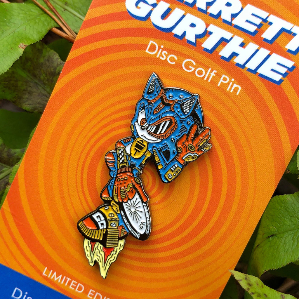 Disc Golf Pins | Garrett Gurthie "Double G" Disc Golf Pin - Series 2 - Jersey Discs
