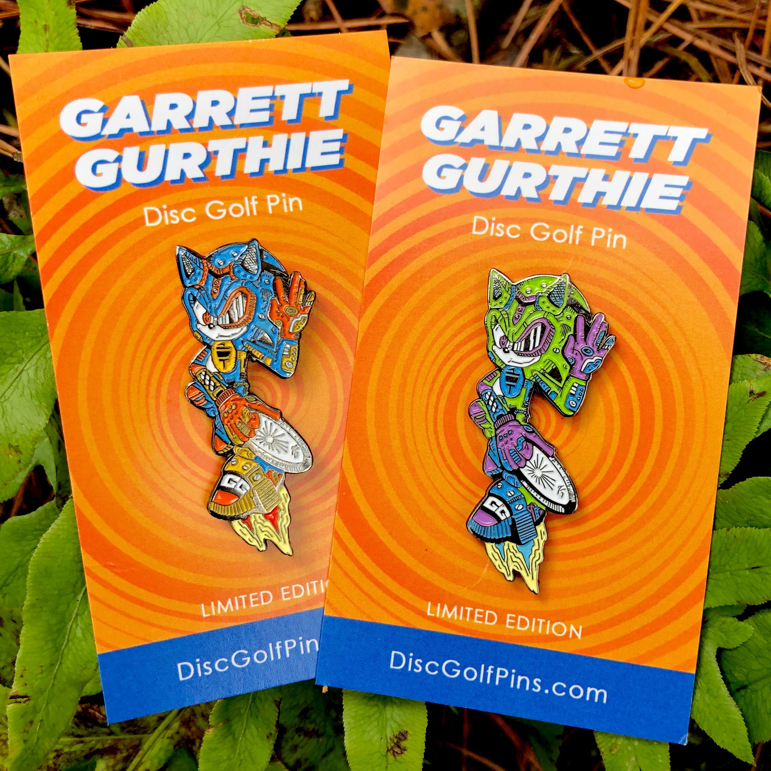 Disc Golf Pins | Garrett Gurthie "Double G" Disc Golf Pin - Series 2 - Jersey Discs