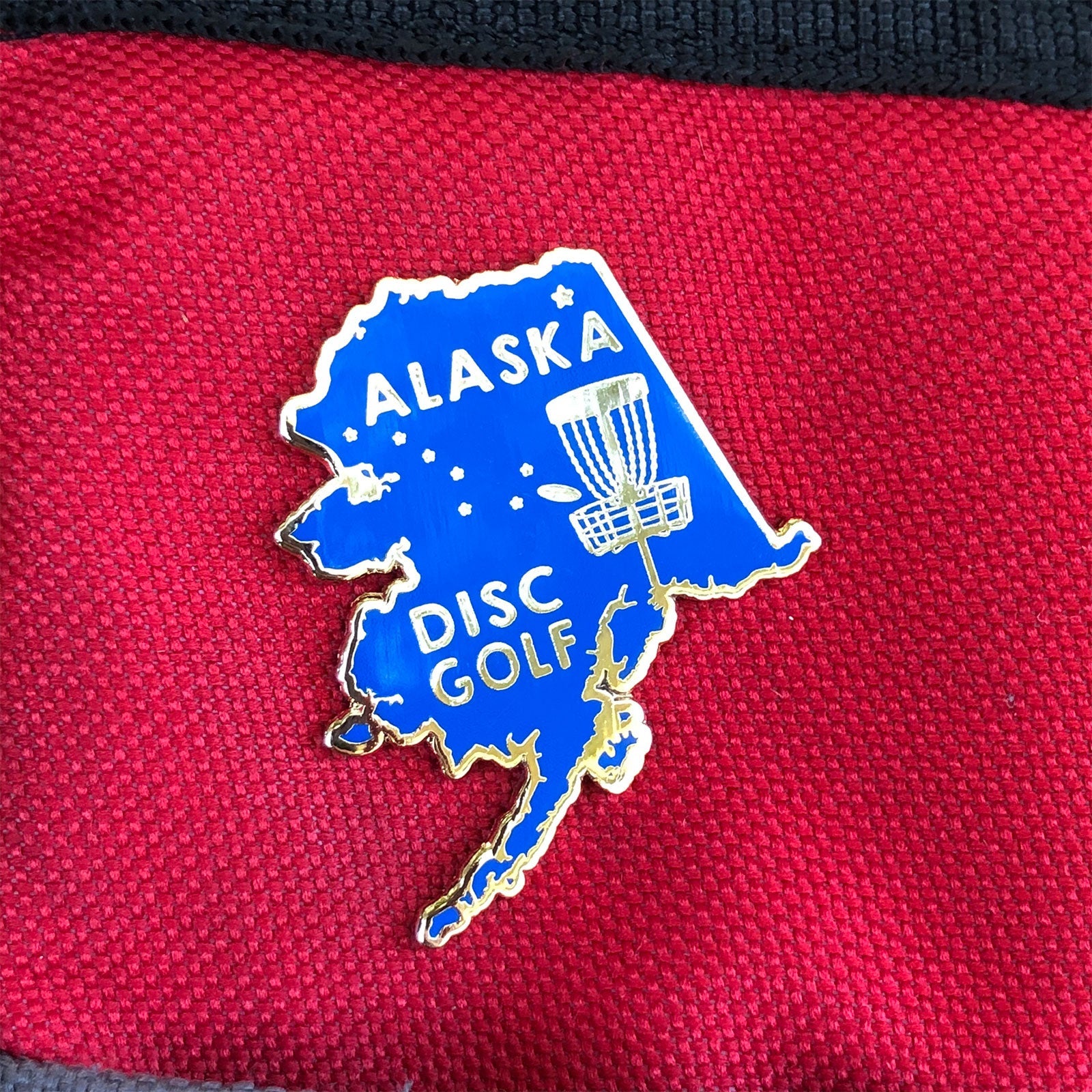 Disc Golf Pins | Alaska State Disc Golf Pin - Jersey Discs