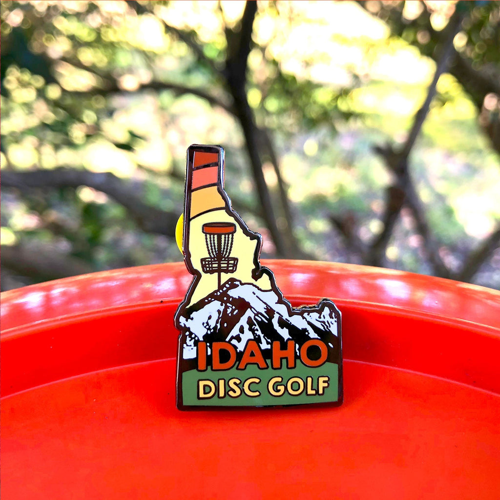 Disc Golf Pins | Idaho Disc Golf Pin - Jersey Discs