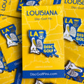 Disc Golf Pins | Louisiana Disc Golf Pin - Jersey Discs