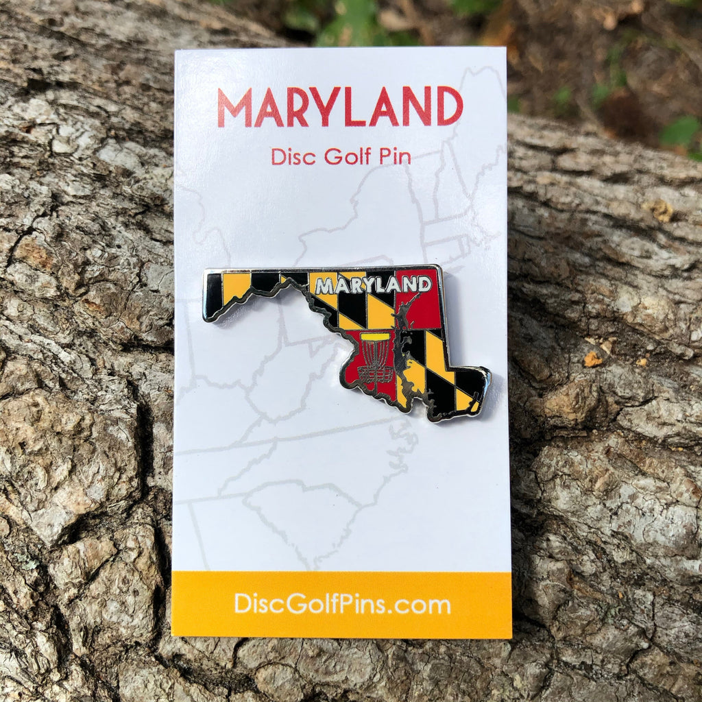 Disc Golf Pins | Maryland Disc Golf Pin - Jersey Discs
