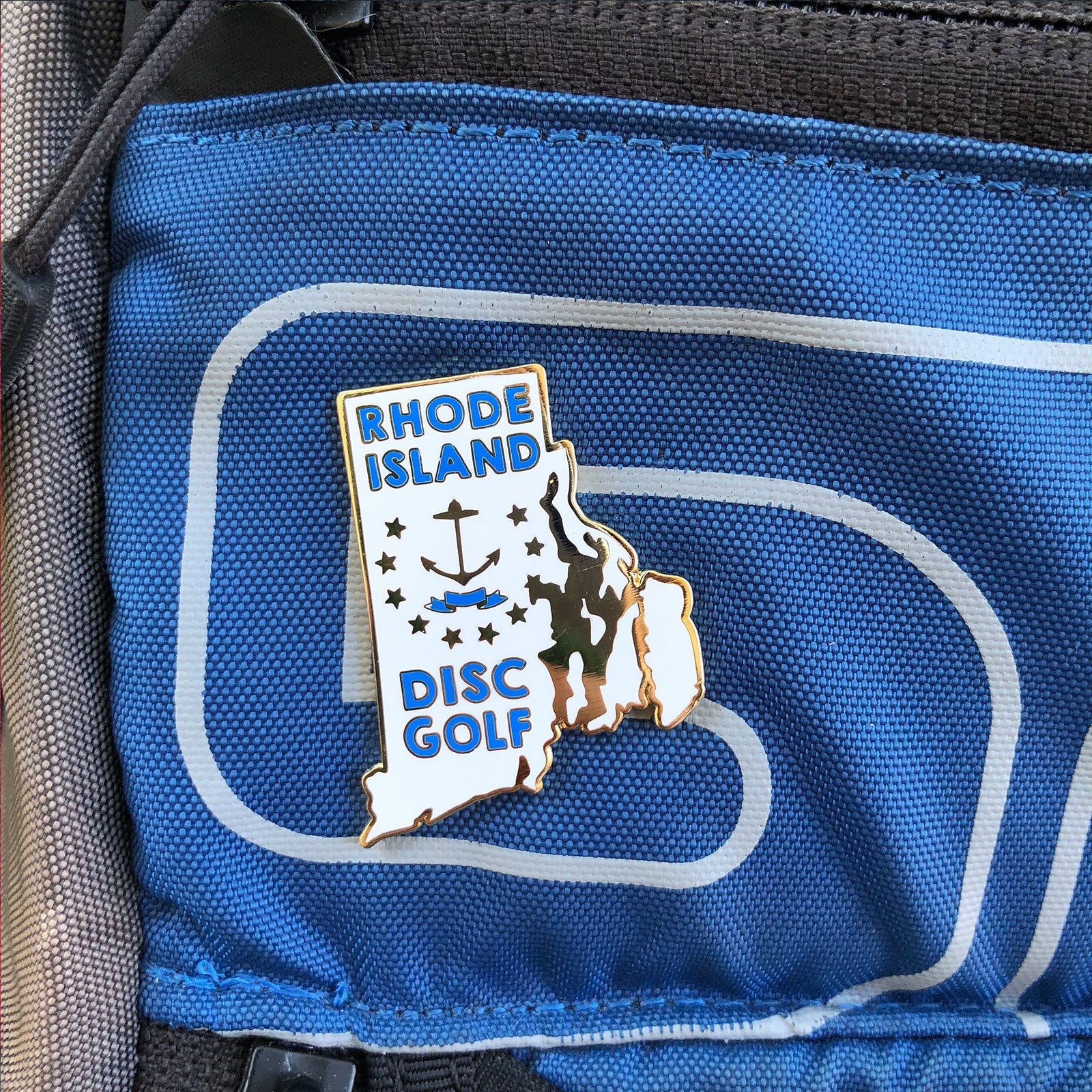 Disc Golf Pins | Rhode Island Disc Golf Pin - Jersey Discs