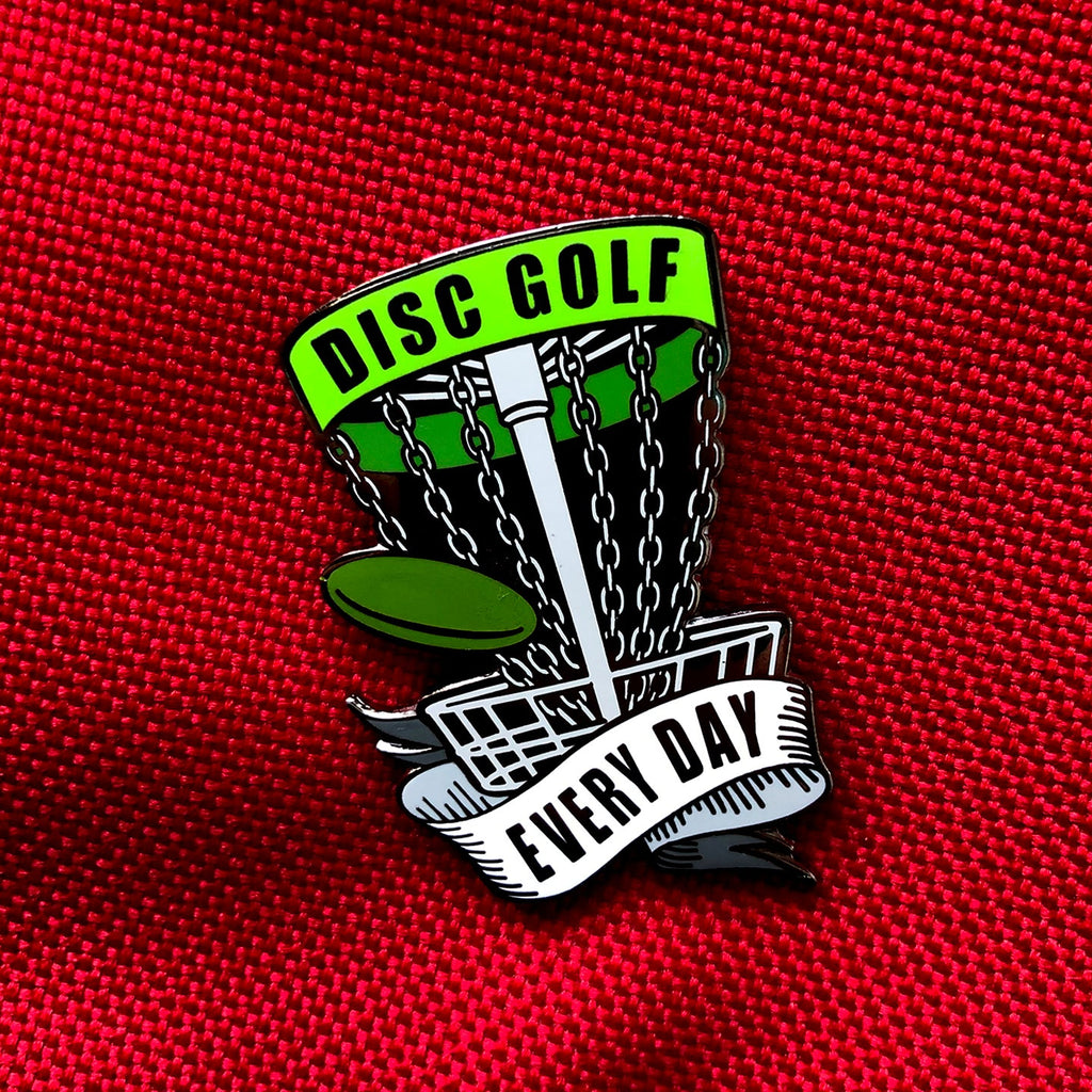 Disc Golf Pins | Disc Golf Every Day Basket Pin - GREEN - Jersey Discs