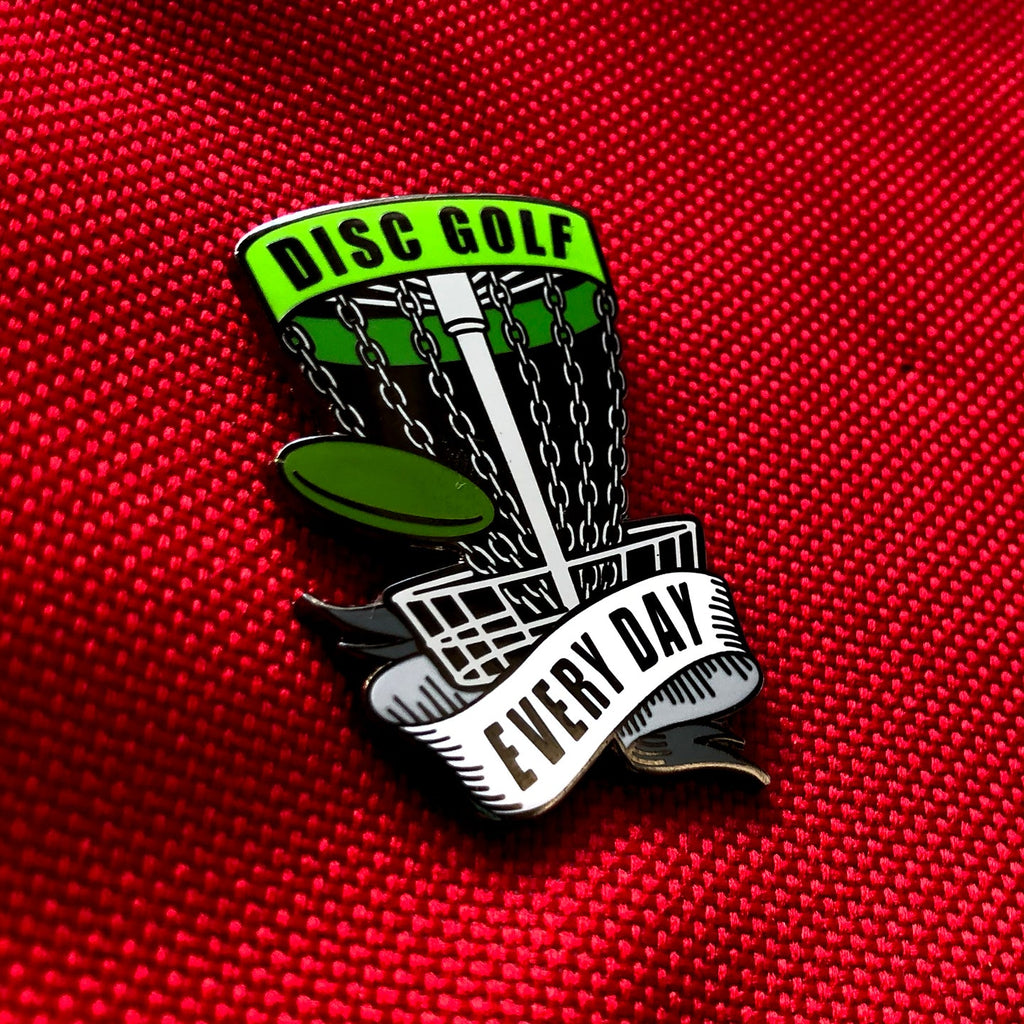 Disc Golf Pins | Disc Golf Every Day Basket Pin - GREEN - Jersey Discs