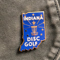 Disc Golf Pins | Indiana State Disc Golf Pin - Jersey Discs