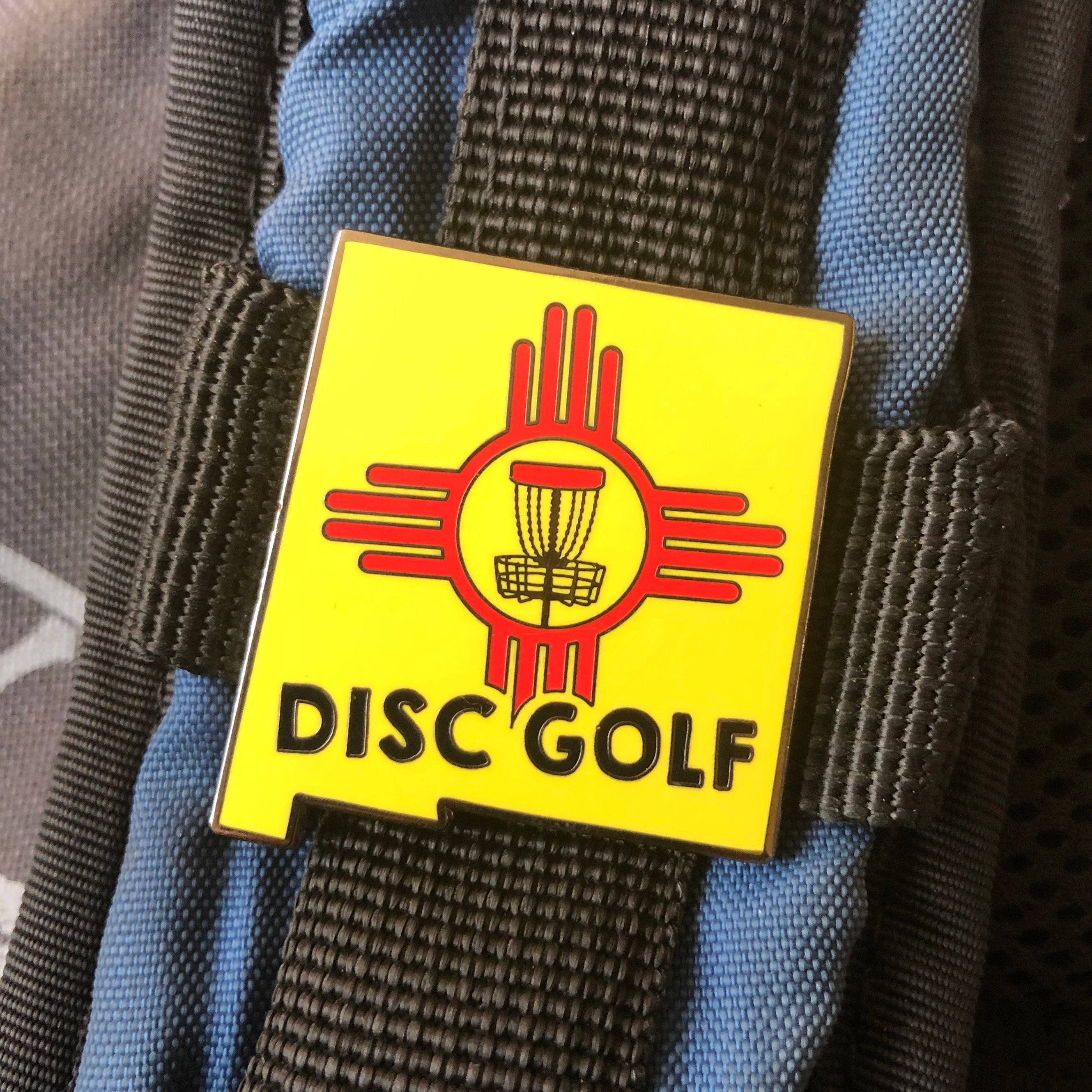 Disc Golf Pins | New Mexico State Disc Golf Pin - Jersey Discs