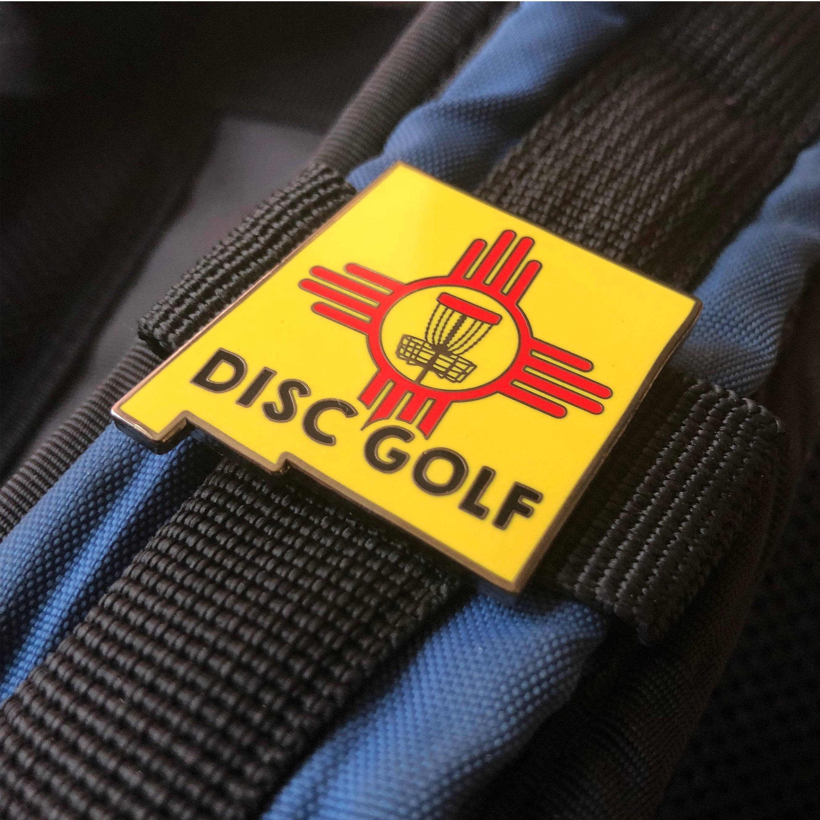 Disc Golf Pins | New Mexico State Disc Golf Pin - Jersey Discs