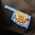Disc Golf Pins | Oklahoma State Disc Golf Pin - Jersey Discs