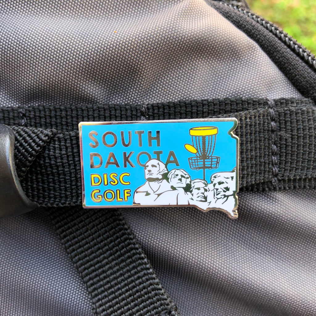 Disc Golf Pins | South Dakota State Disc Golf Pin - Jersey Discs