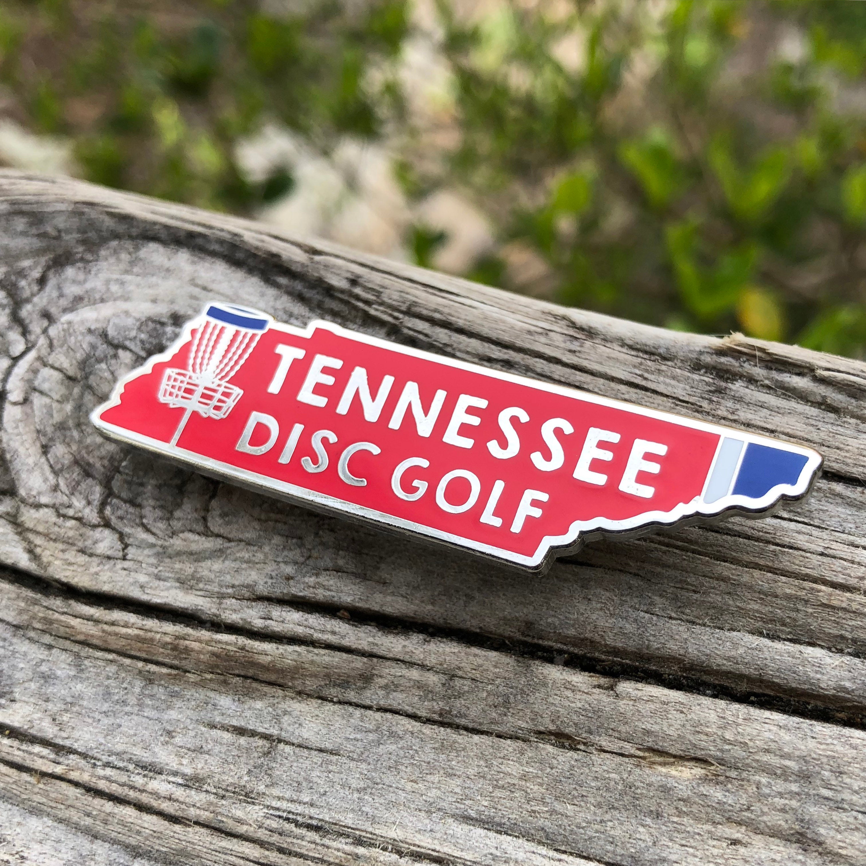 Disc Golf Pins | Tennessee Disc Golf Pin - Jersey Discs