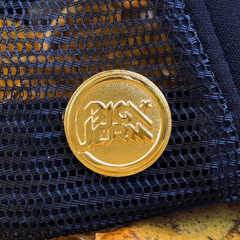 Disc Golf Pins | Big Jerm Disc Golf Hat Magnet - Jersey Discs