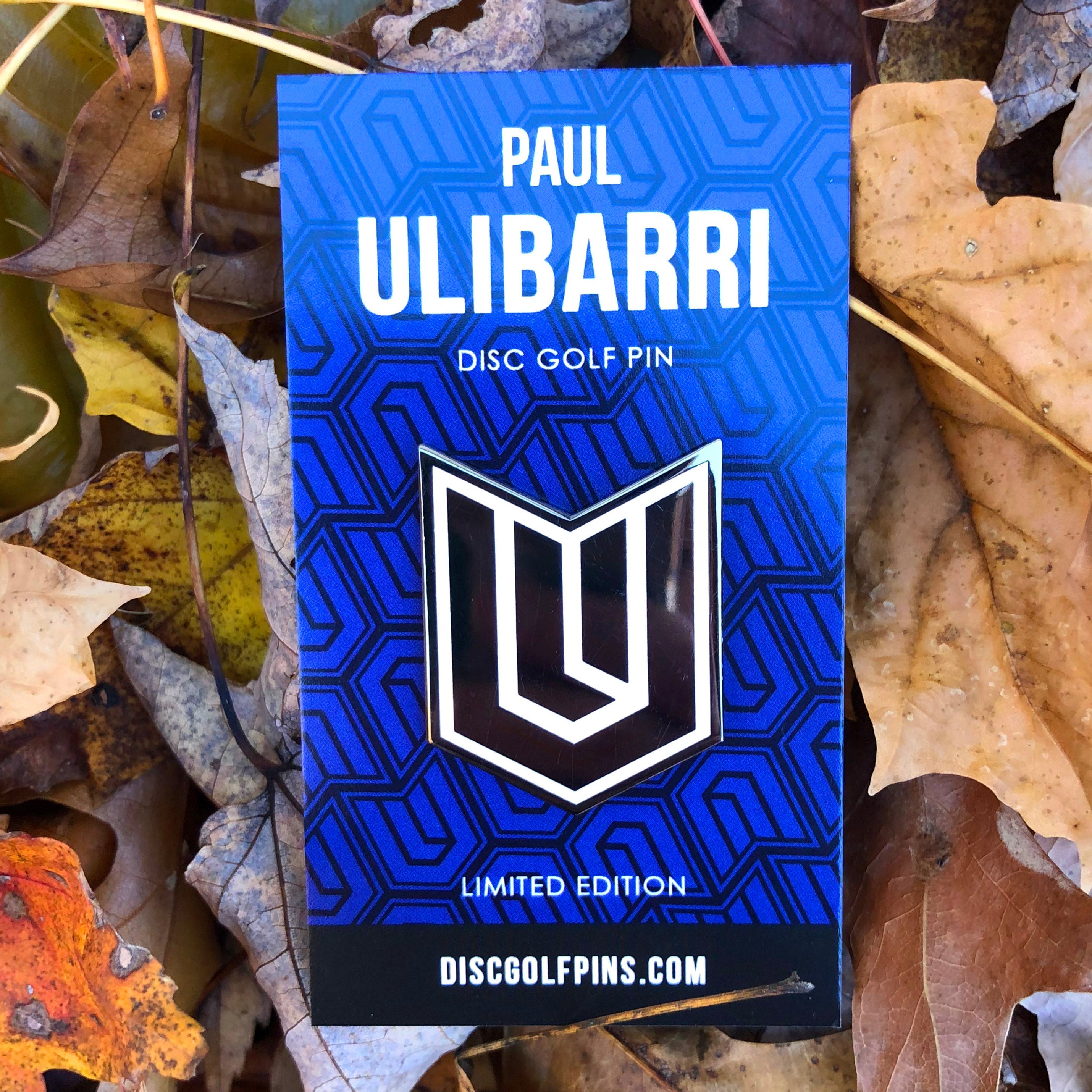 Disc Golf Pins | Paul Ulibarri Logo Disc Golf Pin - Series 2 - Jersey Discs