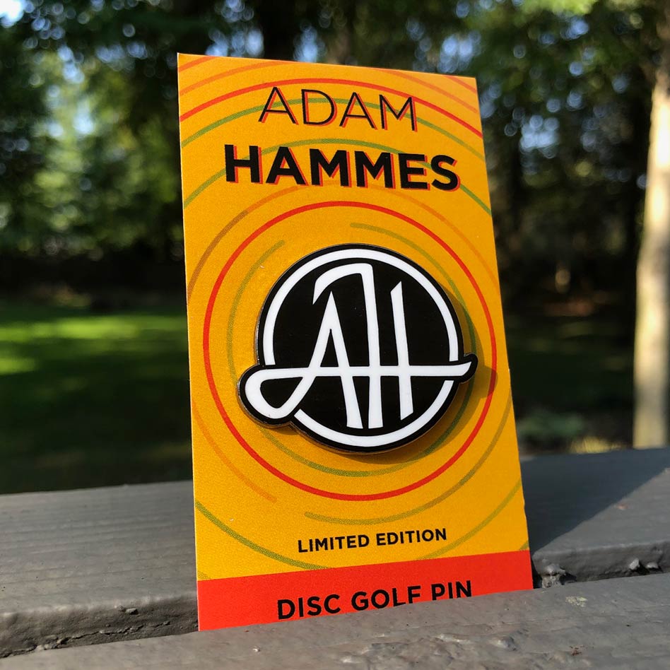 Disc Golf Pins | Adam Hammes Disc Golf Pin - Series 1 - Jersey Discs