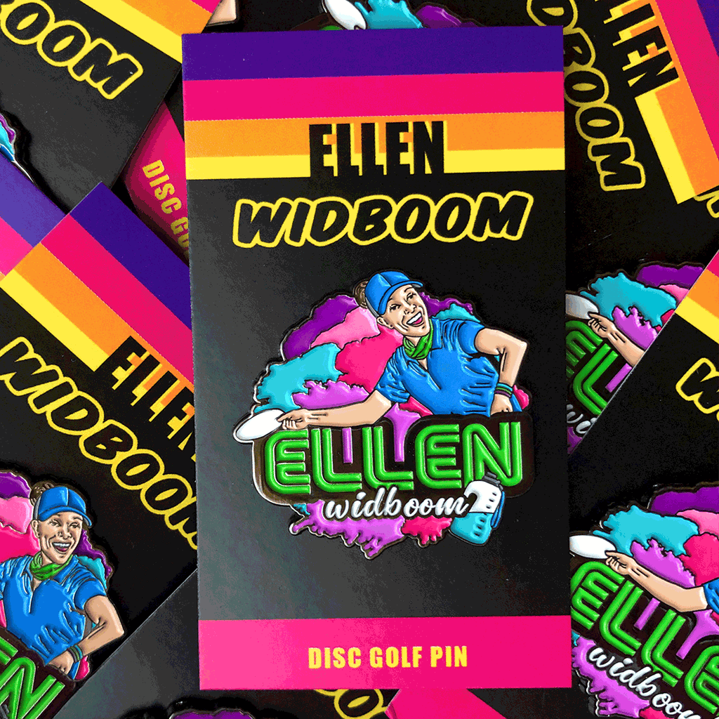 Disc Golf Pins | Ellen Widboom Disc Golf Pin Series 1 - Jersey Discs