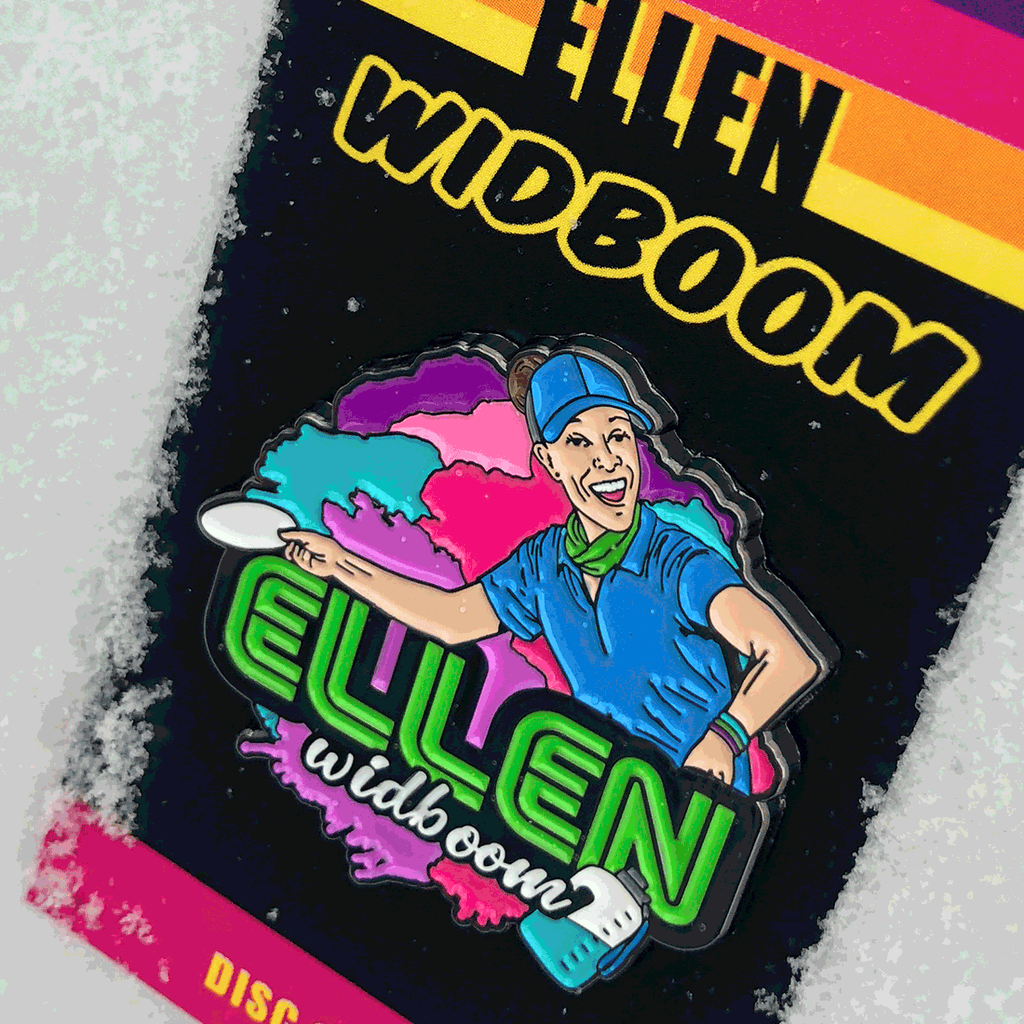 Disc Golf Pins | Ellen Widboom Disc Golf Pin Series 1 - Jersey Discs