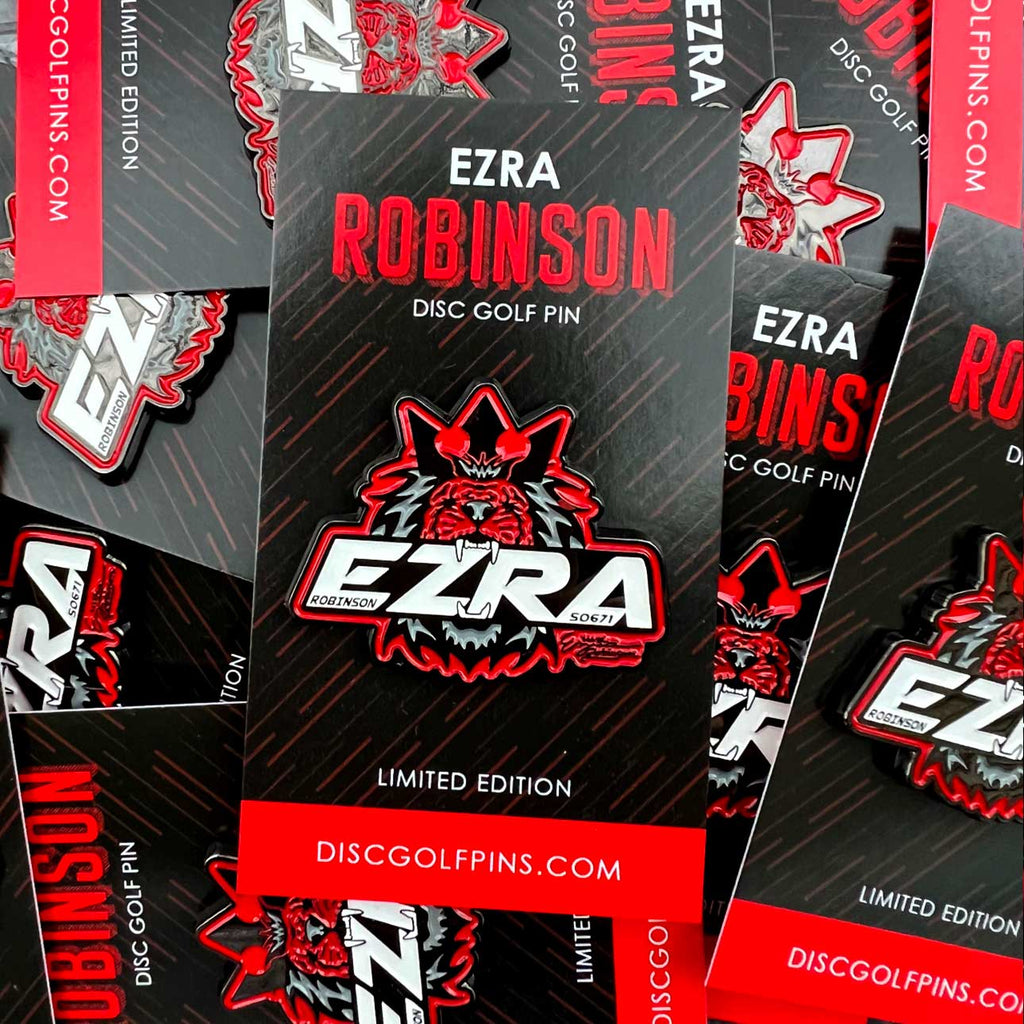 Disc Golf Pins | Ezra Robinson Disc Golf Pin - Series 1 - Jersey Discs