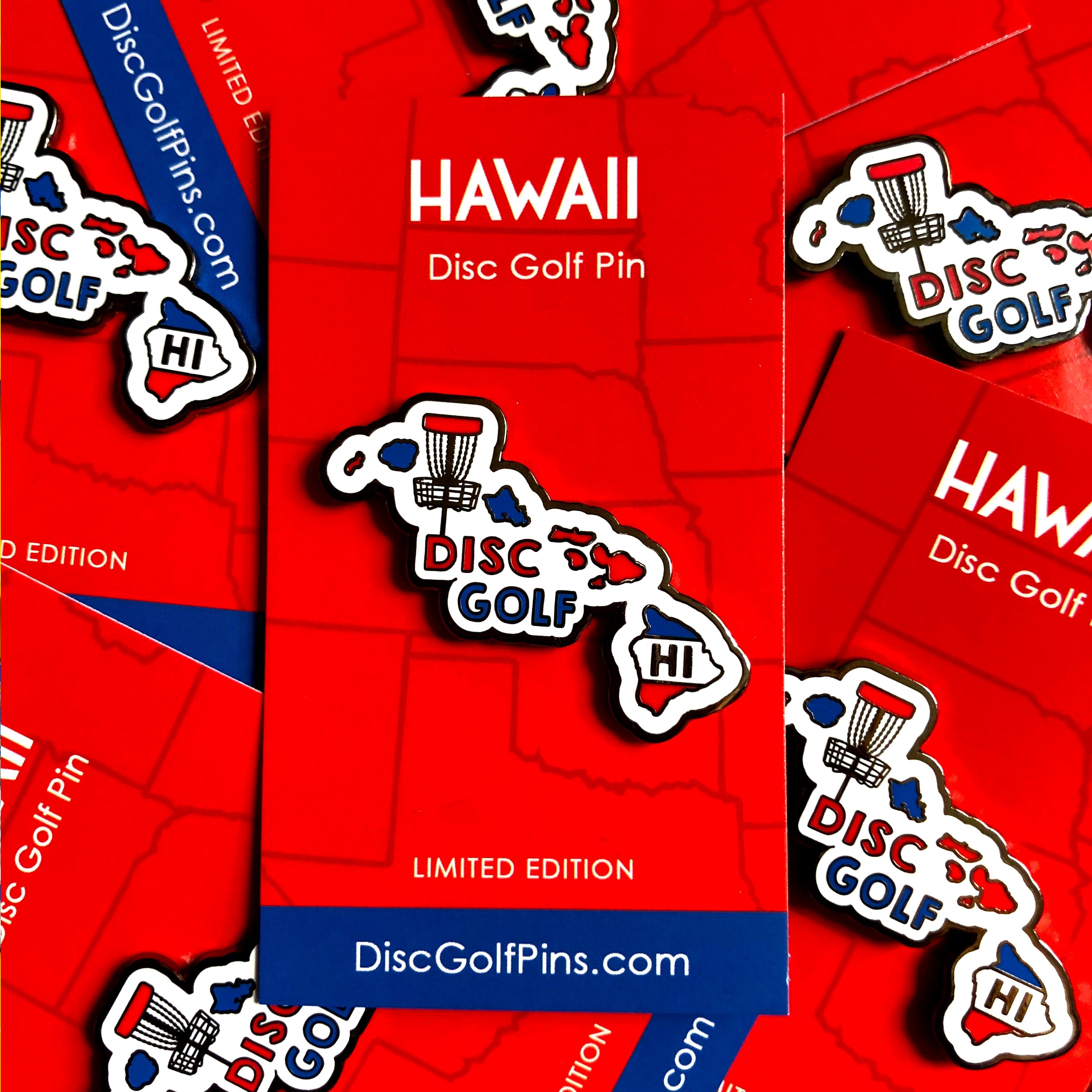 Disc Golf Pins | Hawaii Disc Golf Pin - Jersey Discs