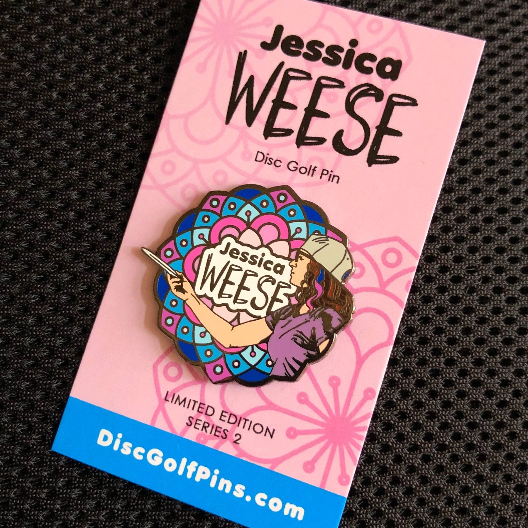 Disc Golf Pins | Jessica Weese Series 2 Disc Golf Pin - Jersey Discs