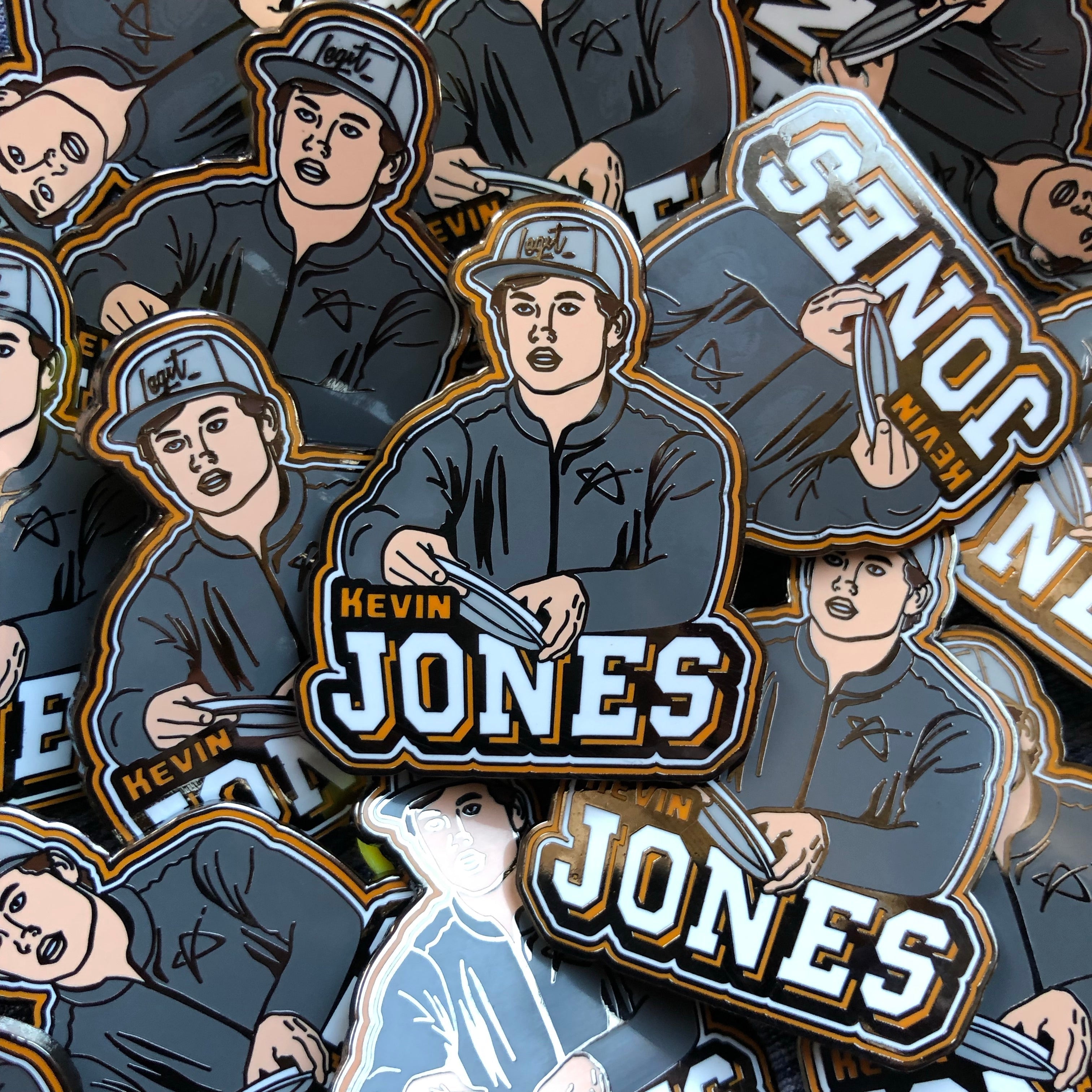 Disc Golf Pins | Kevin Jones Disc Golf Pin - Series 1 - Jersey Discs