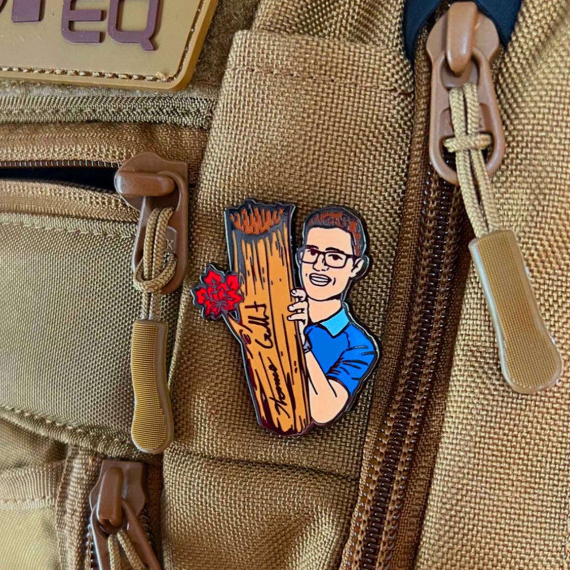 Disc Golf Pins | Thomas Gilbert Disc Golf Pin - Series 1 - Jersey Discs