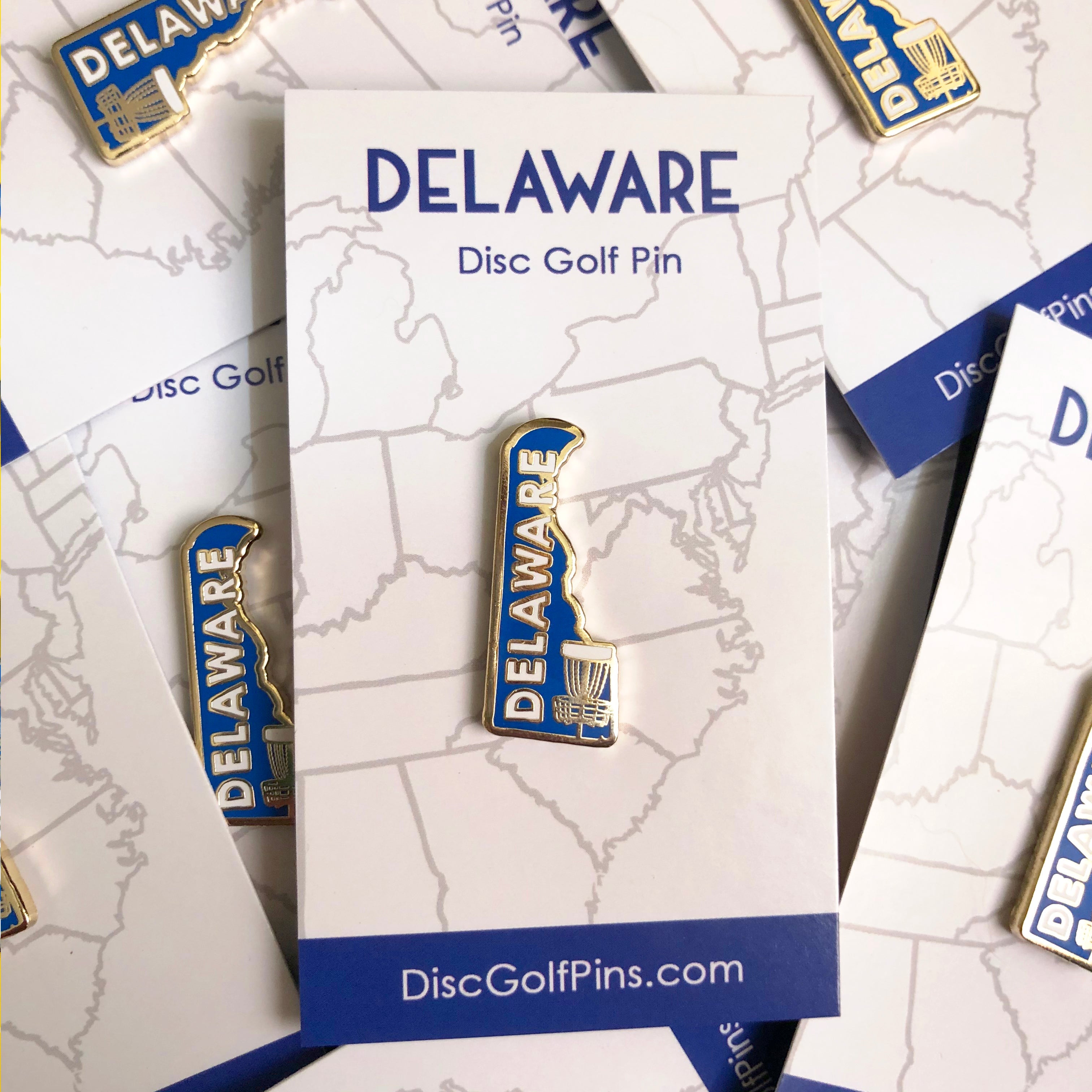 Disc Golf Pins | Delaware - Jersey Discs