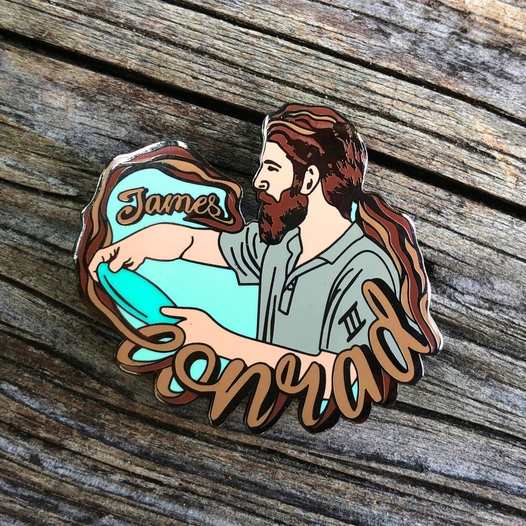Disc Golf Pins | James Conrad Disc Golf Pin - Series 1 - Jersey Discs