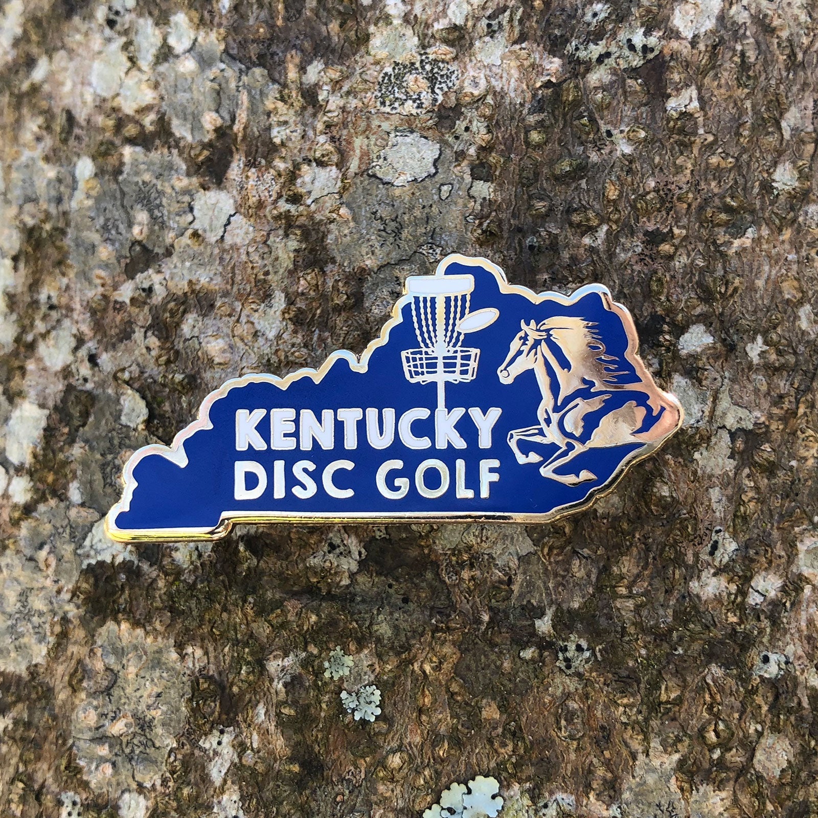 Disc Golf Pins | Kentucky Disc Golf Pin - Jersey Discs