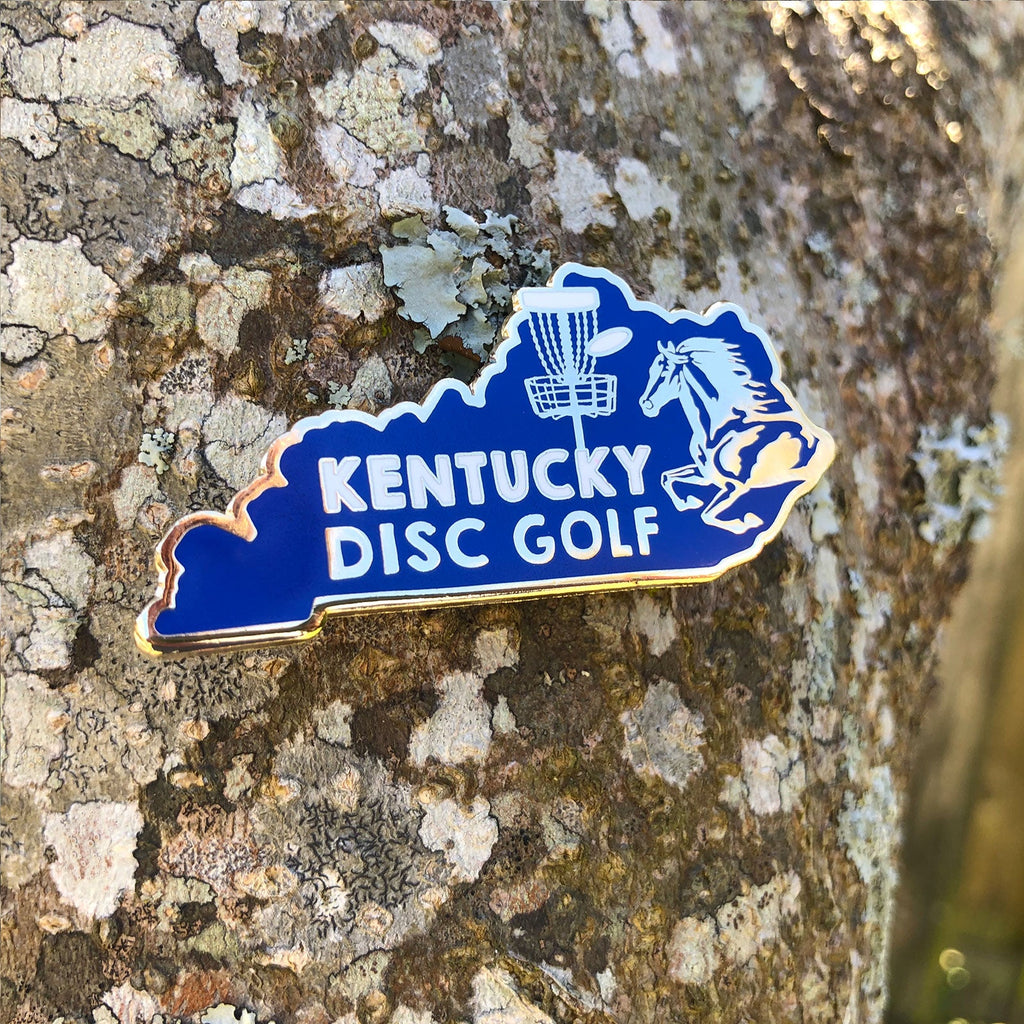 Disc Golf Pins | Kentucky Disc Golf Pin - Jersey Discs