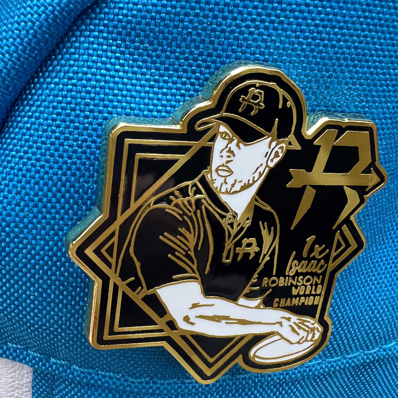 Disc Golf Pins | 2023 World Champion Isaac Robinson - Numbered Limited Edition - Jersey Discs