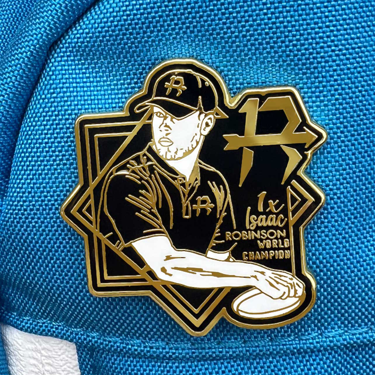 Disc Golf Pins | 2023 World Champion Isaac Robinson - Numbered Limited Edition - Jersey Discs