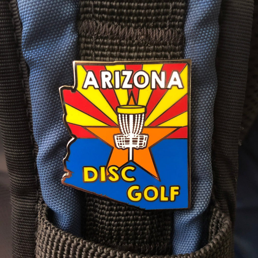 Disc Golf Pins | Arizona State Disc Golf Pin - Jersey Discs