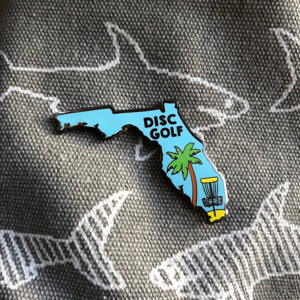 Disc Golf Pins | Florida Disc Golf Pin - Jersey Discs