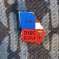 Disc Golf Pins | Georgia Disc Golf Pin - Jersey Discs