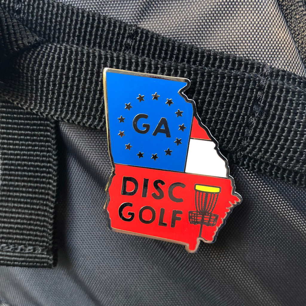 Disc Golf Pins | Georgia Disc Golf Pin - Jersey Discs