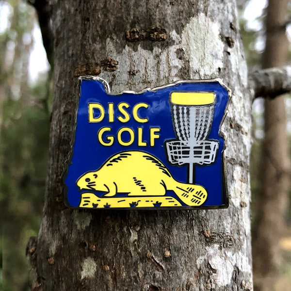 Disc Golf Pins | Oregon Disc Golf Pin - Jersey Discs