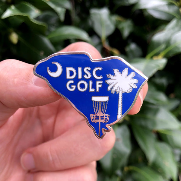 Disc Golf Pins | South Carolina Disc Golf Pin - Jersey Discs