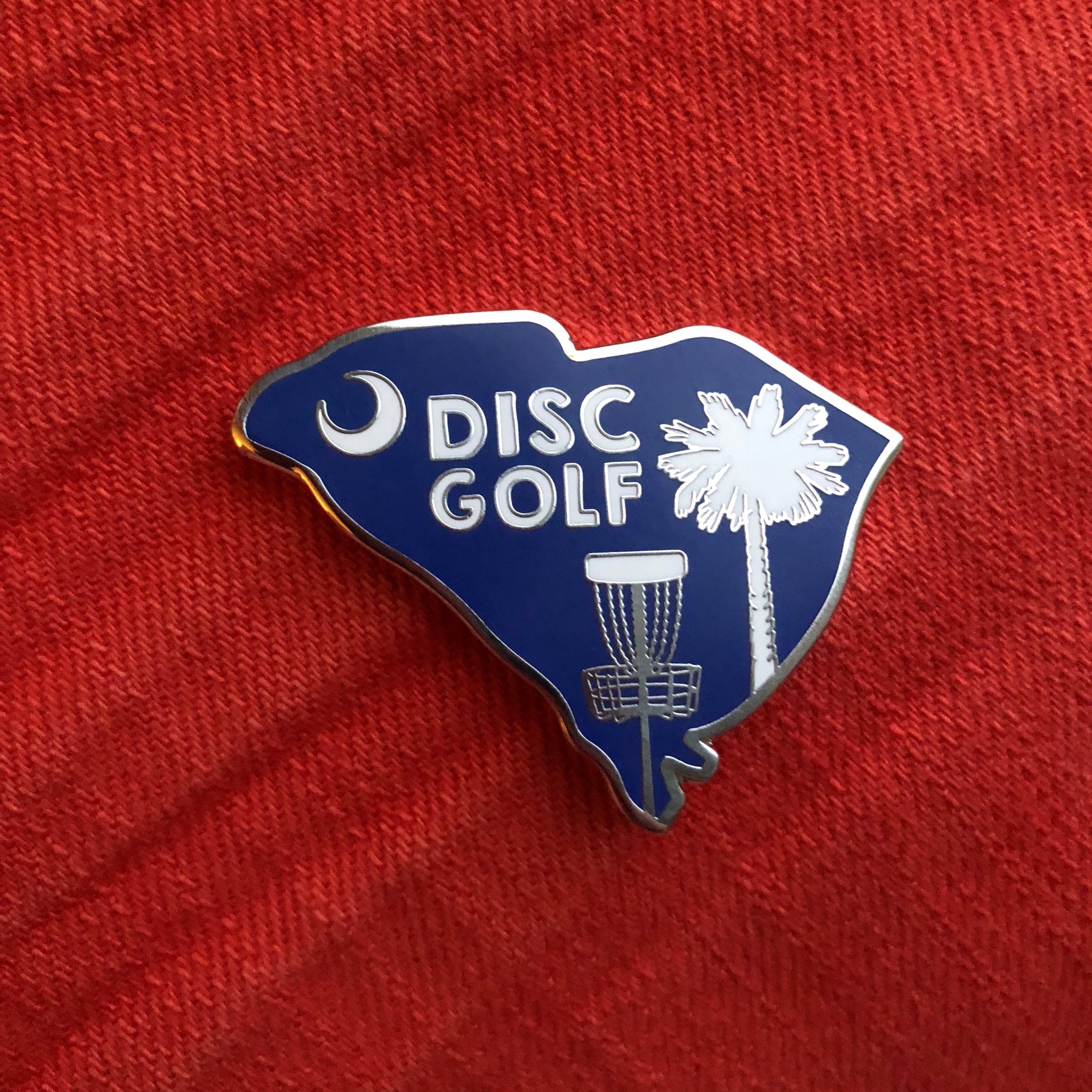 Disc Golf Pins | South Carolina Disc Golf Pin - Jersey Discs