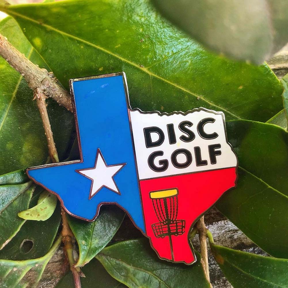 Disc Golf Pins | Texas Disc Golf Pin - Jersey Discs