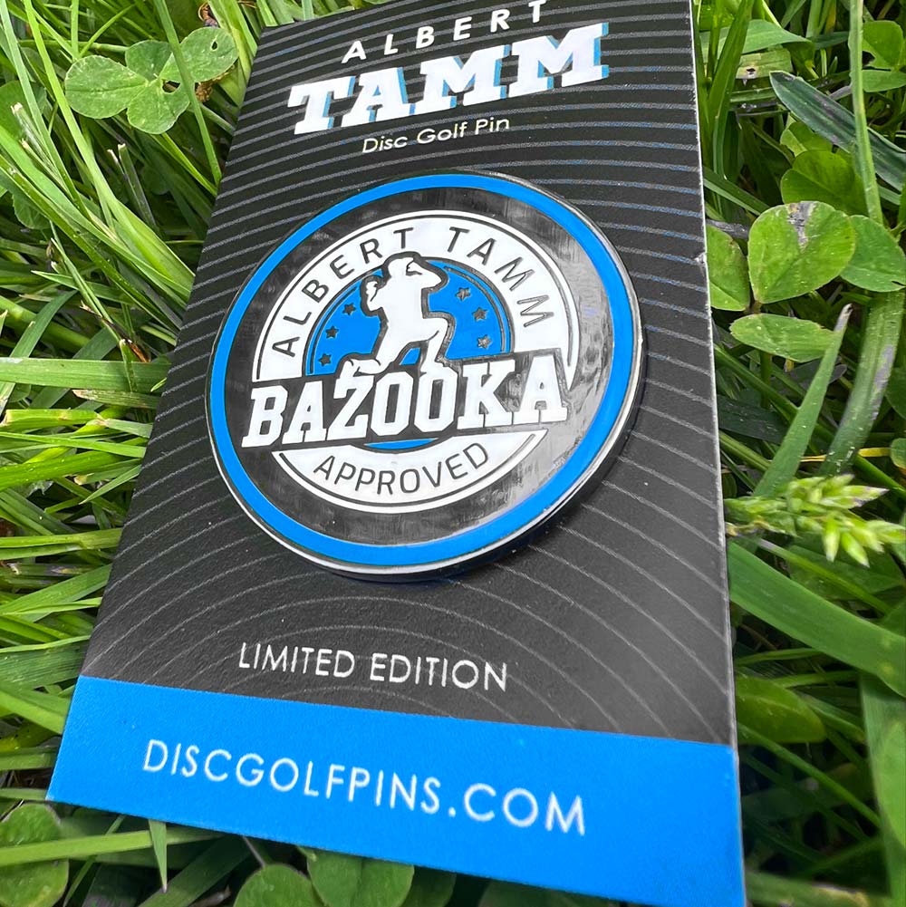 Disc Golf Pins | Albert Tamm Disc Golf Pin - Series 2 - Jersey Discs