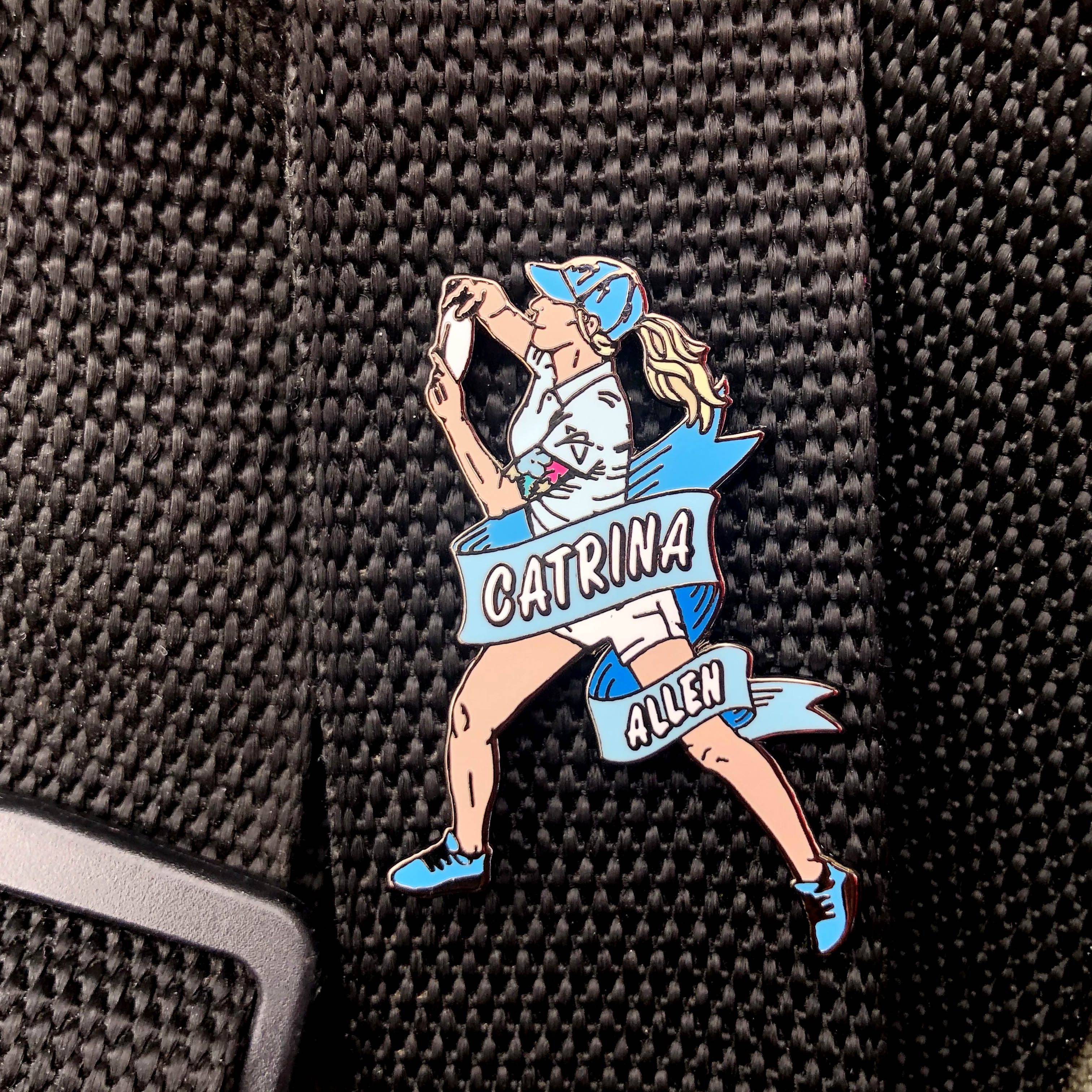 Disc Golf Pins | Catrina Allen Disc Golf Pin - Series 2 - Jersey Discs