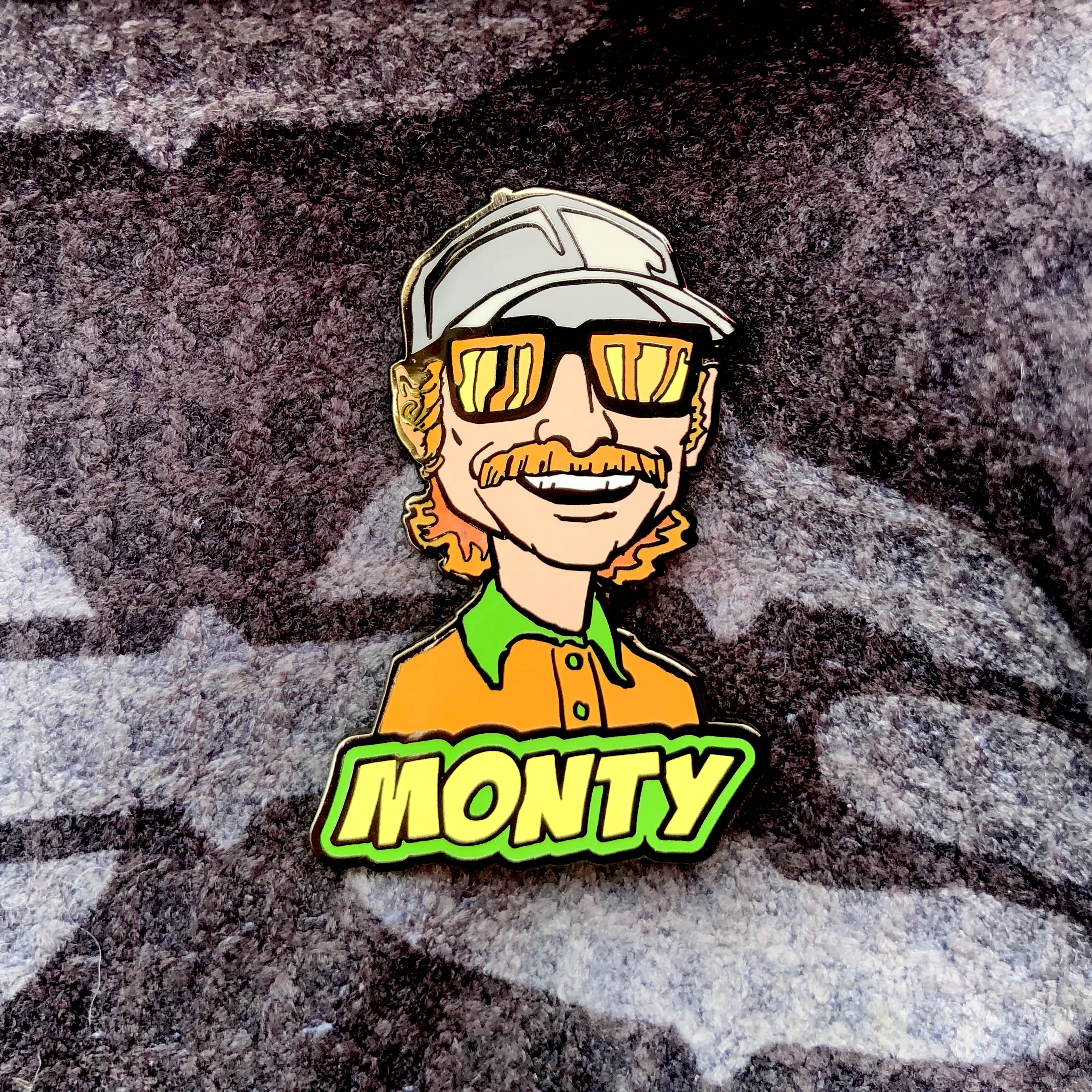 Disc Golf Pins | Colten Montgomery Disc Golf Pin - Series 1 - Jersey Discs