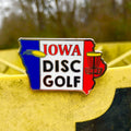 Disc Golf Pins | Iowa Disc Golf Pin - Jersey Discs
