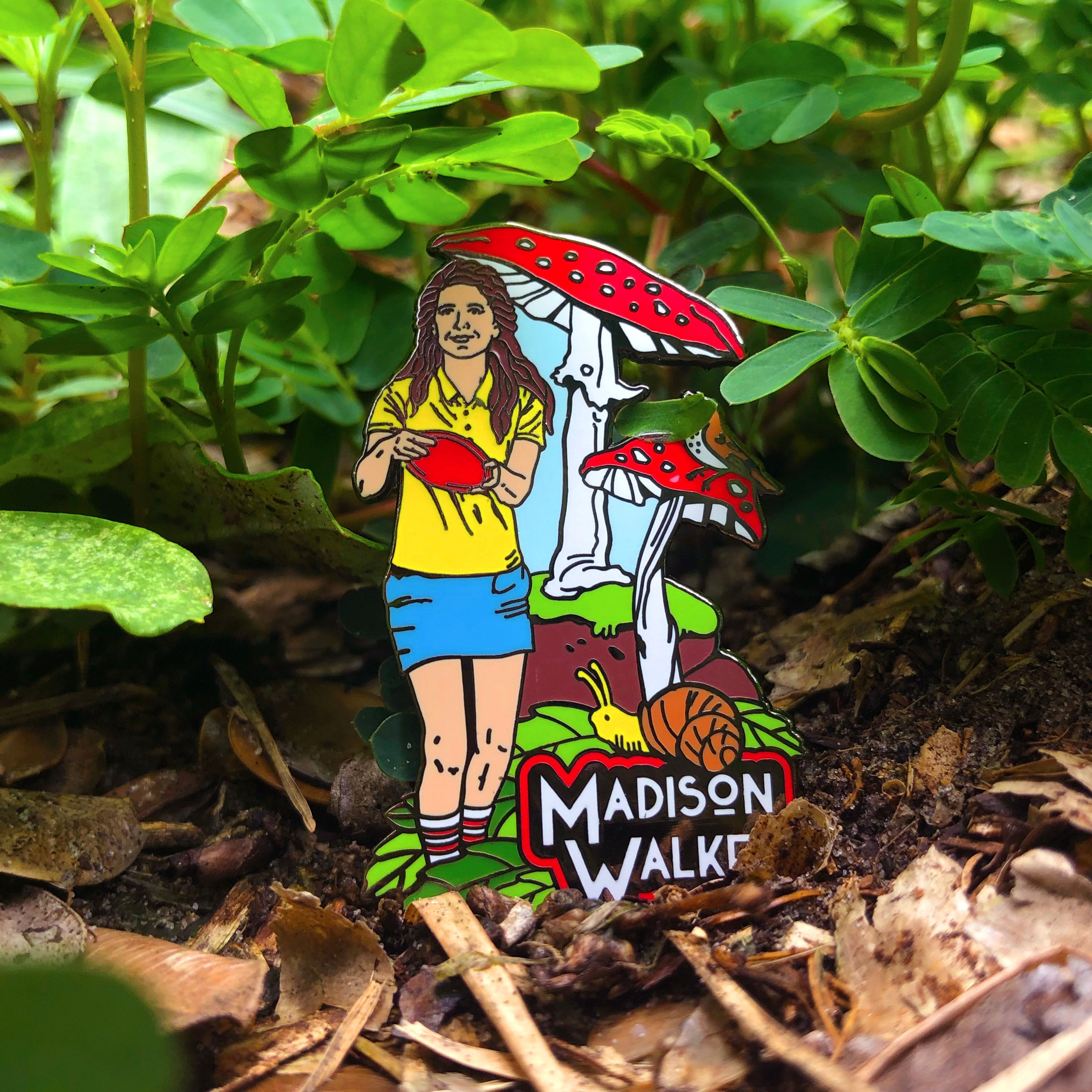 Disc Golf Pins | Madison Walker Disc Golf Pin - Series 1 - Jersey Discs